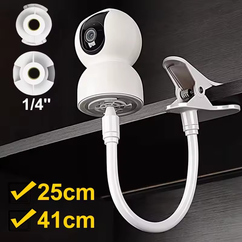 Webcam Stand Clip - 25cm/41cm Elastyczny Klips do Nianki Bez