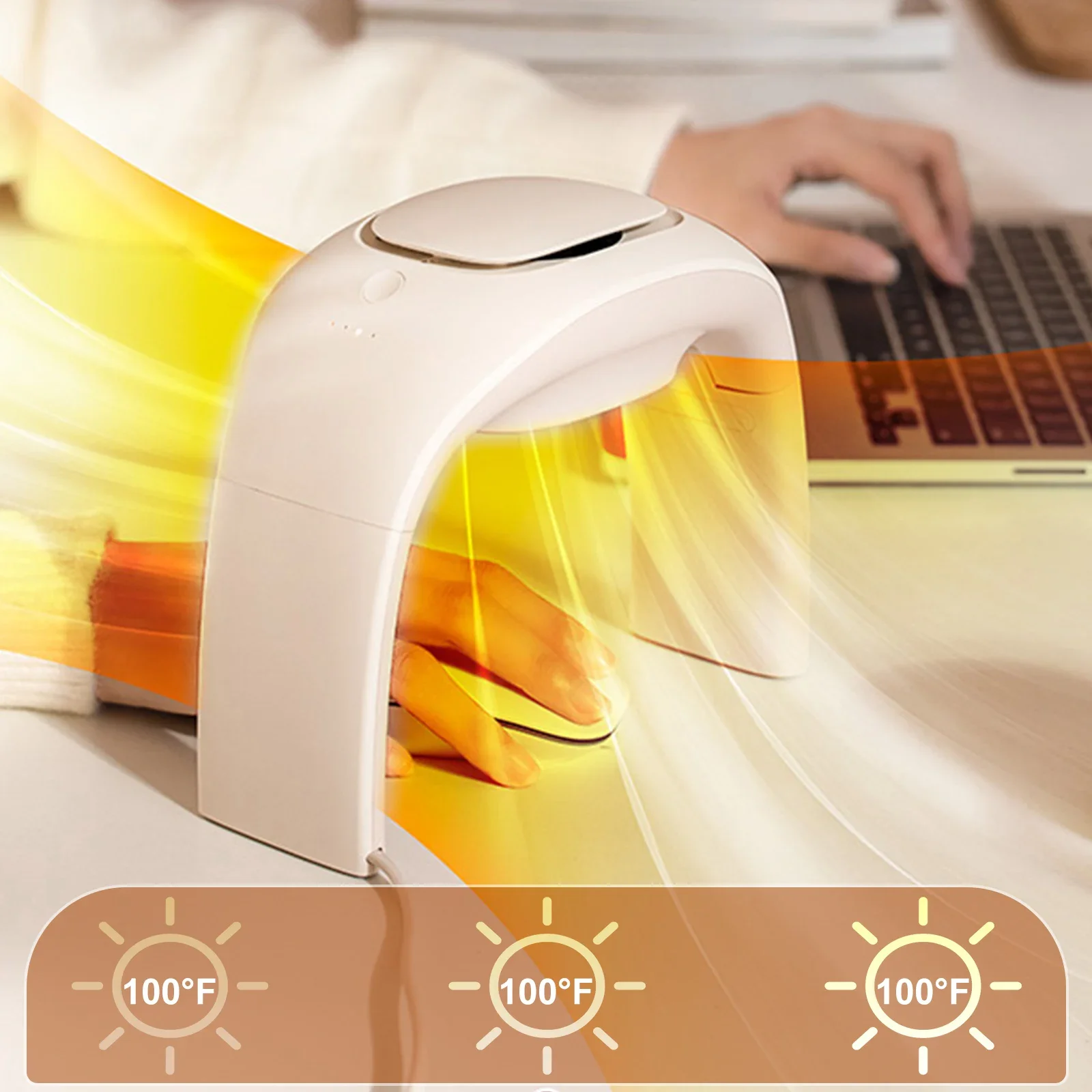 The Office Tech - Eary Przenośny Podgrzewacz do Rąk na