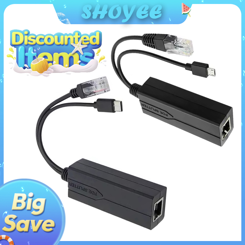 Power Over Ethernet - Rozdzielacz POE 48V na 5V Micro