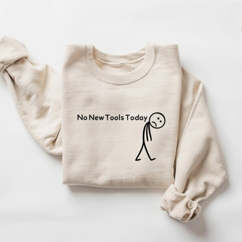 The Office Tech - Bluza Bez Nowych Narzędzi Dziś, Zabawna