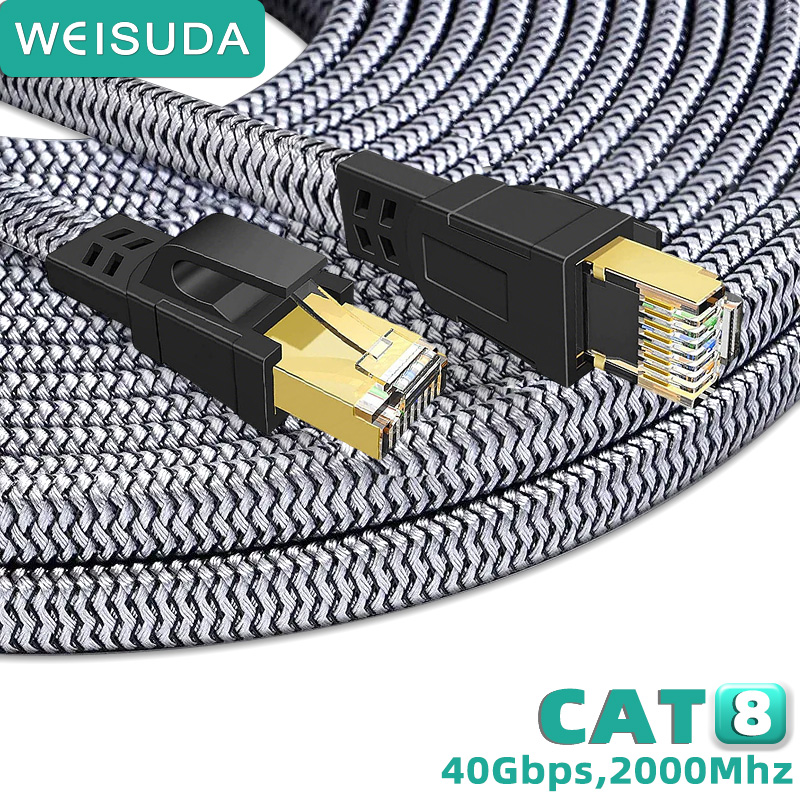 Power Over Ethernet - Kabel Ethernet CAT 8 40 Gb/s
