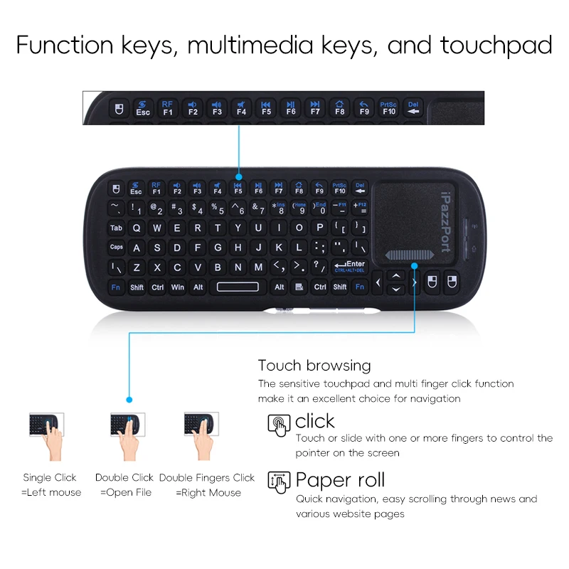 Bezprzewodowa Mini Klawiatura  – Raspberry Pi Keyboard recenzja i cena