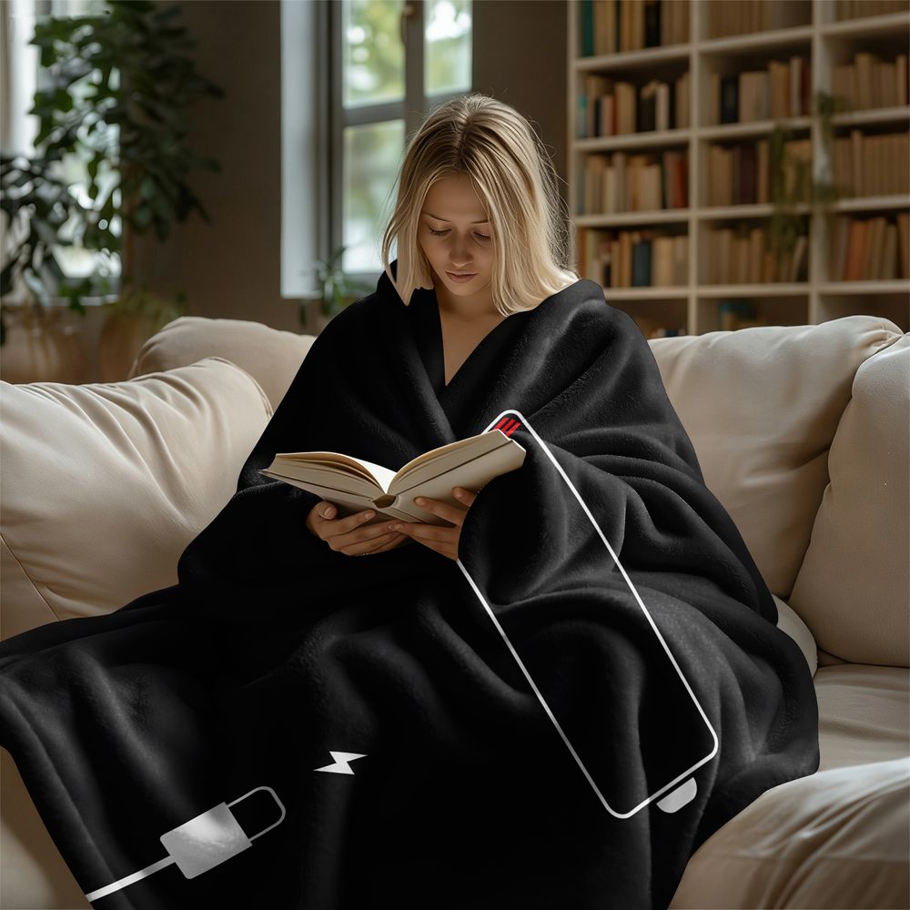Minimalistyczny koc flanelowy  – The Office Tech recenzja i cena