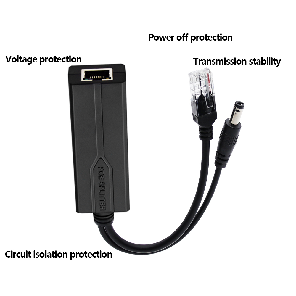 Rozdzielacz PoE 48V na 12V/5V  – Power Over Ethernet recenzja i cena