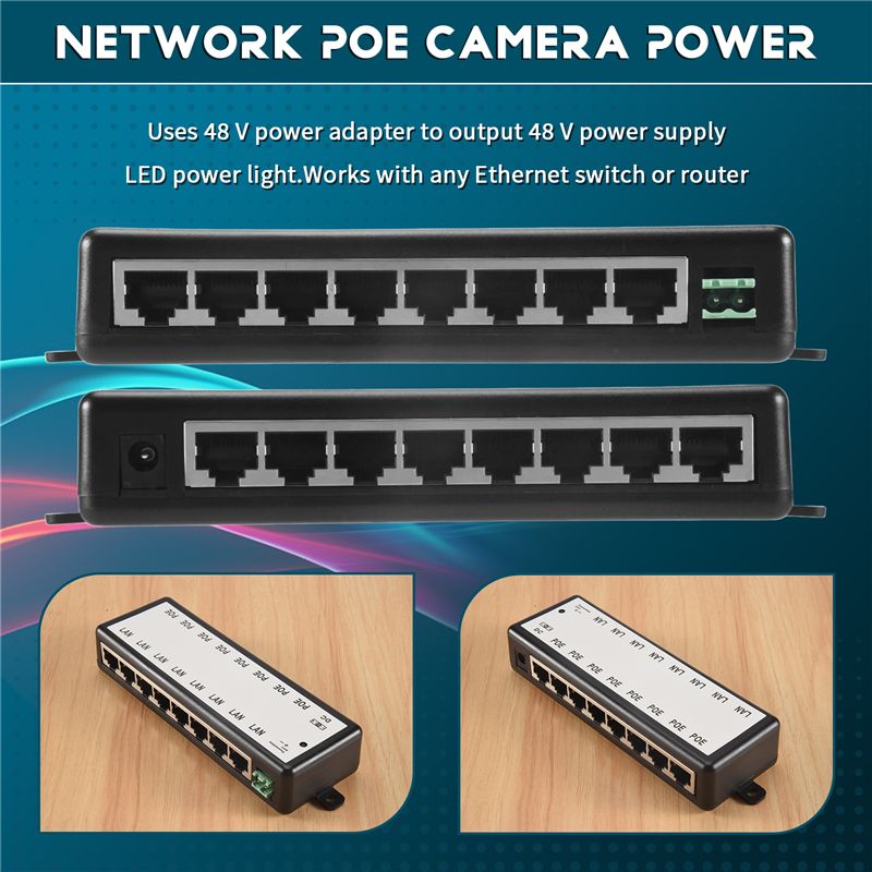 B03B-8 Portowy Injektor PoE Ro – Power Over Ethernet recenzja i cena